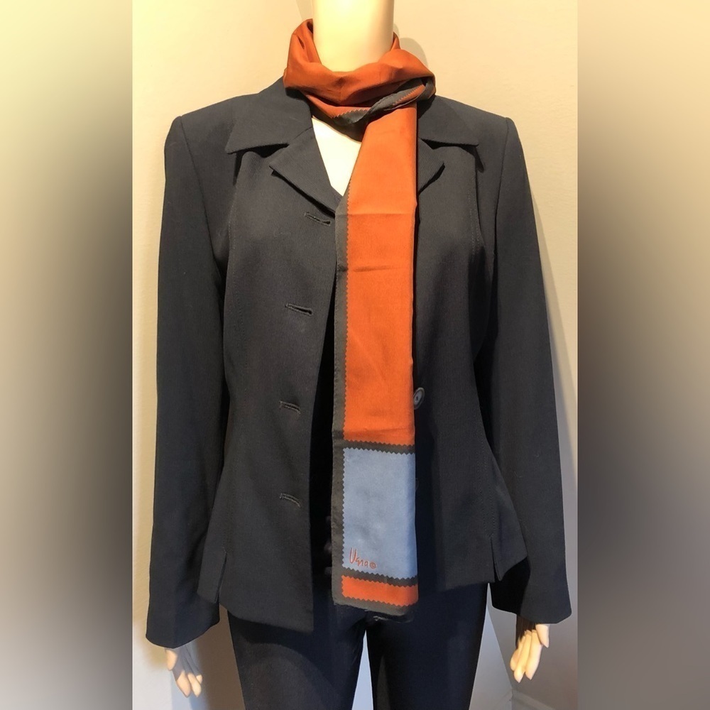 Vera Neumann long hair neck scarf